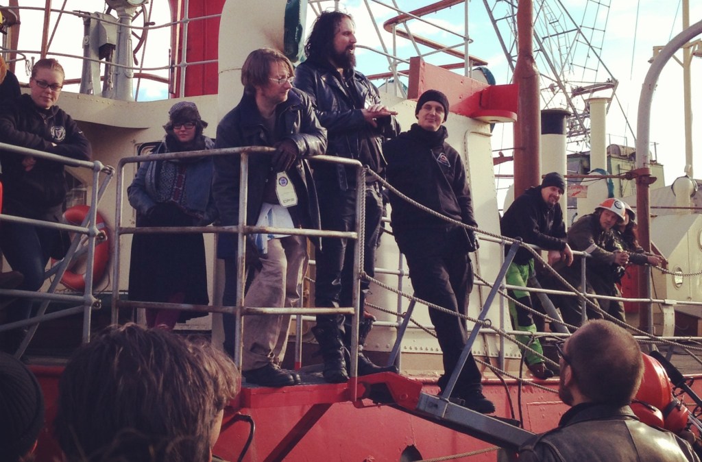 The organizers speak after the end of game 3.