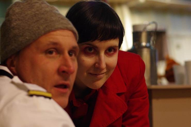 Phantom player engaging in Episode 2 of Game 2. Photo: Larson Kasper.