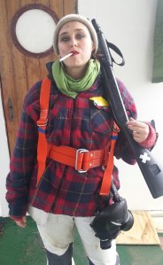 Sofia Alonzo before entering the Celestra as a rebel from a "freedom fleet".