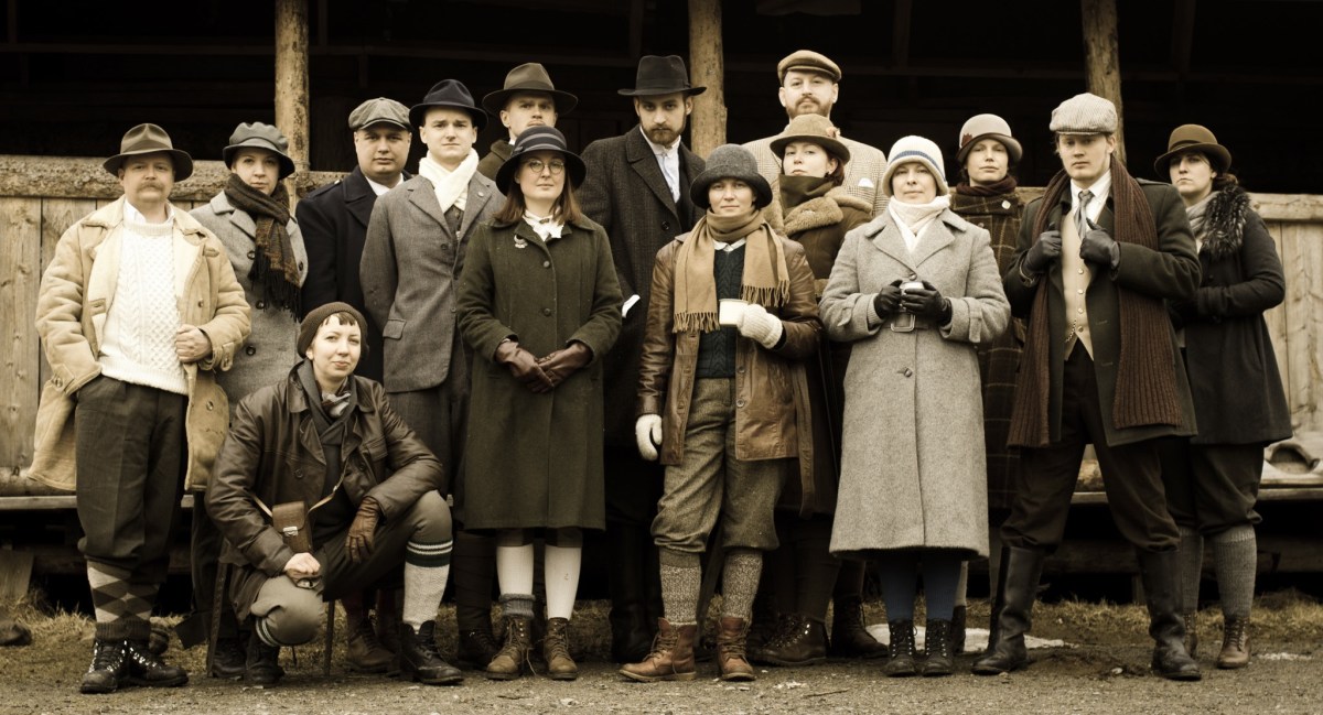 The expedition in the Töfsing valley. From game 2. Photo: Johannes Axner