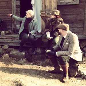 Expedition members planning their next move. Portrait. Photo: Petter Karlsson