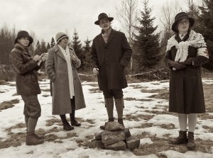 Examining a strange place for rituals. Diegetic. Photo: Elin Gustafsson