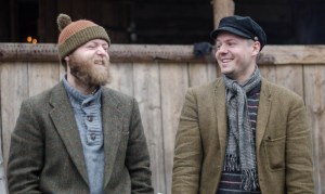 The happy organisers Olle and Sebastian after the larp. Off-game. Photo: Johannes Axner