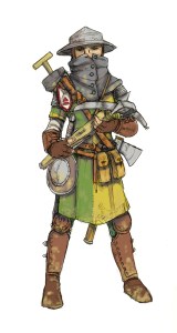 Falcon Sapper from Cordovien. Illustration: Peter Edgar