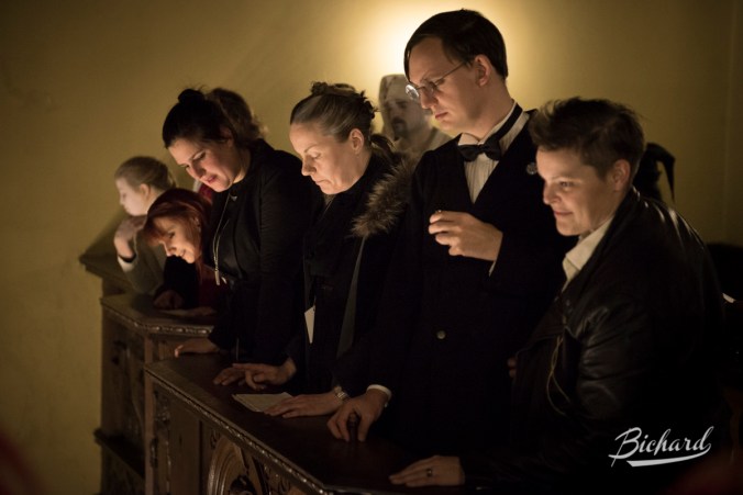 Teachers at the balcony. Ingame. Photo: John Paul Bichard